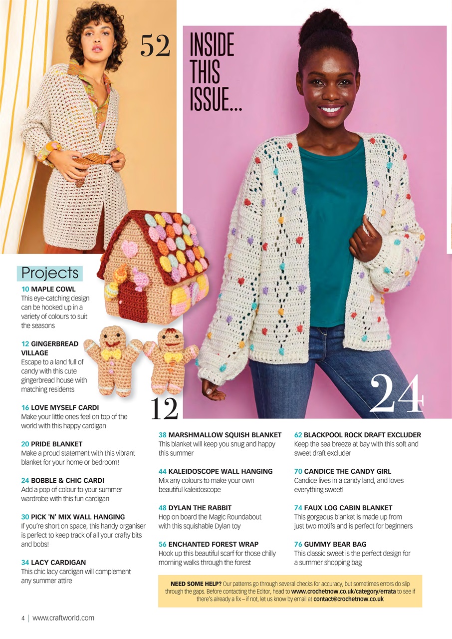 Crochet Now Magazine Preview Pages