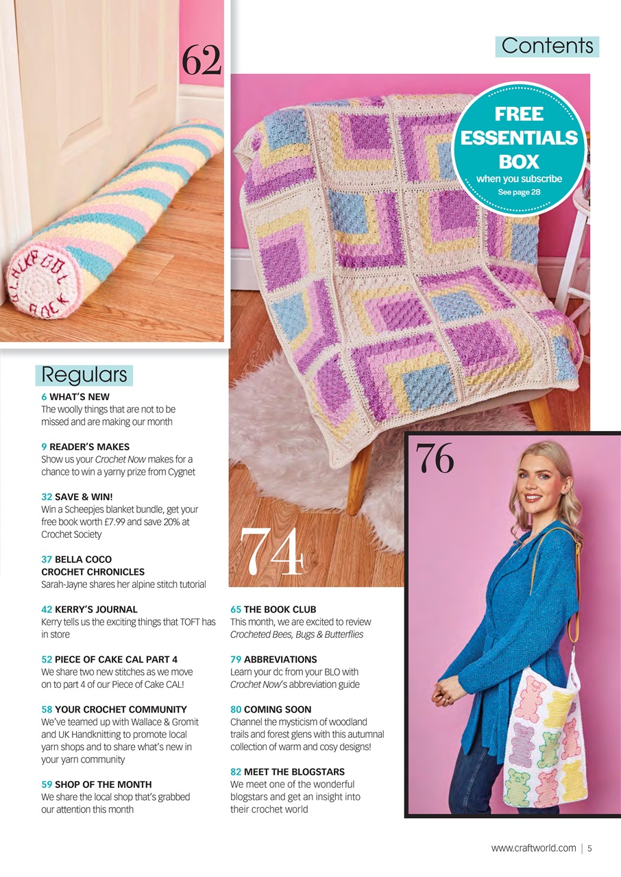 Crochet Now Magazine Preview Pages