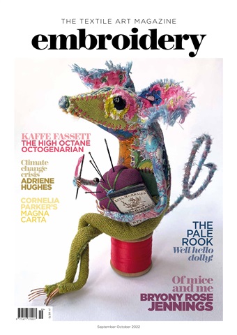 Embroidery Magazine issue Sep/Oct 2022