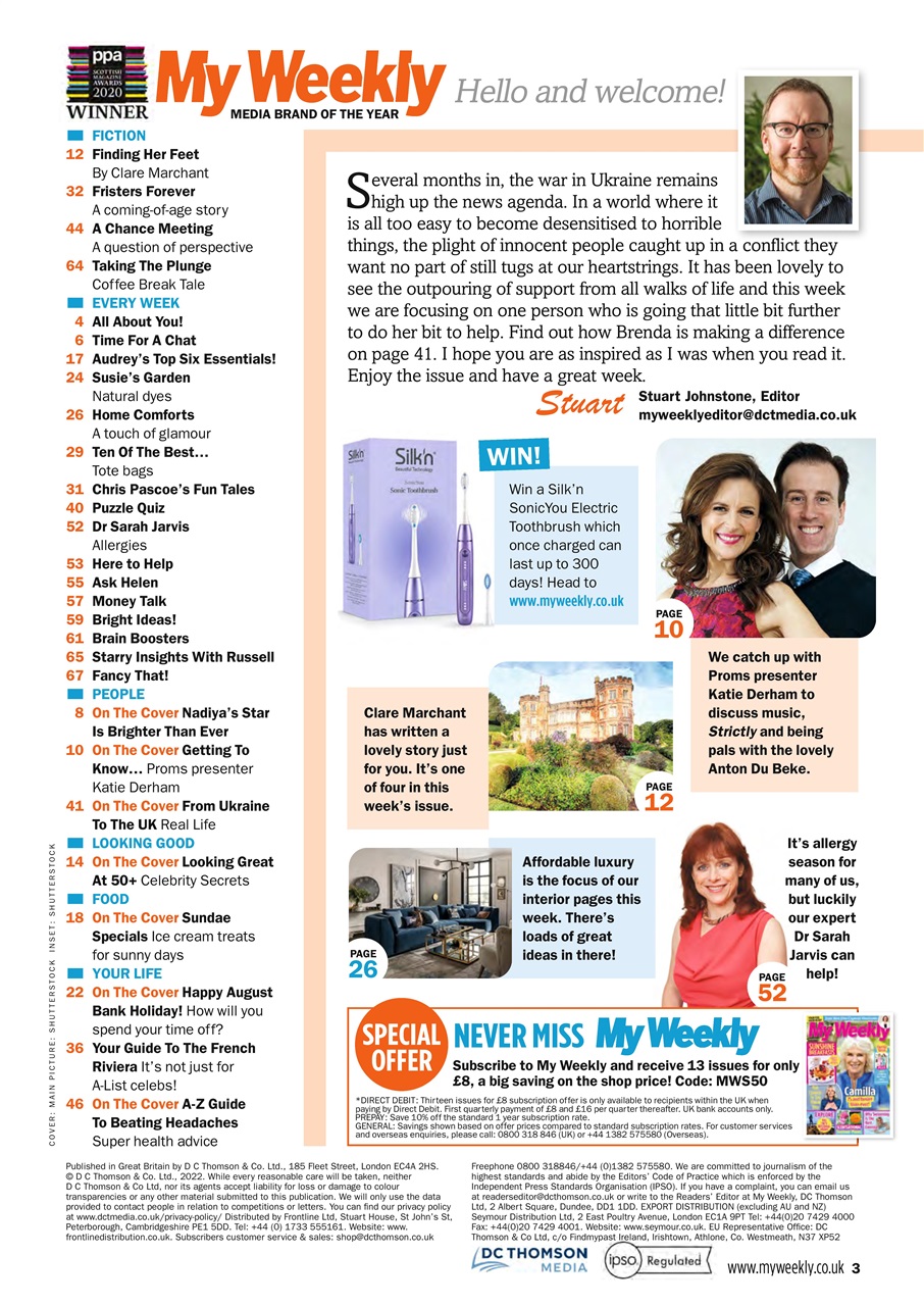 My Weekly Preview Pages