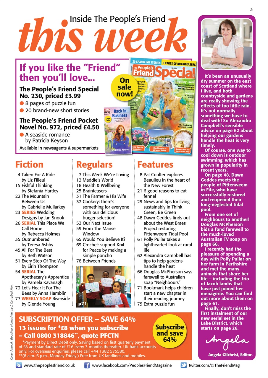 The People’s Friend Preview Pages