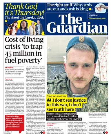 The Guardian Newspaper issue Thursday, August 18, 2022