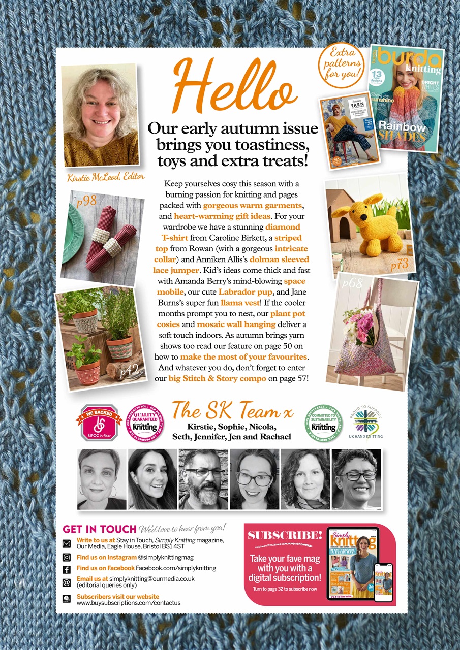 Simply Knitting Preview Pages