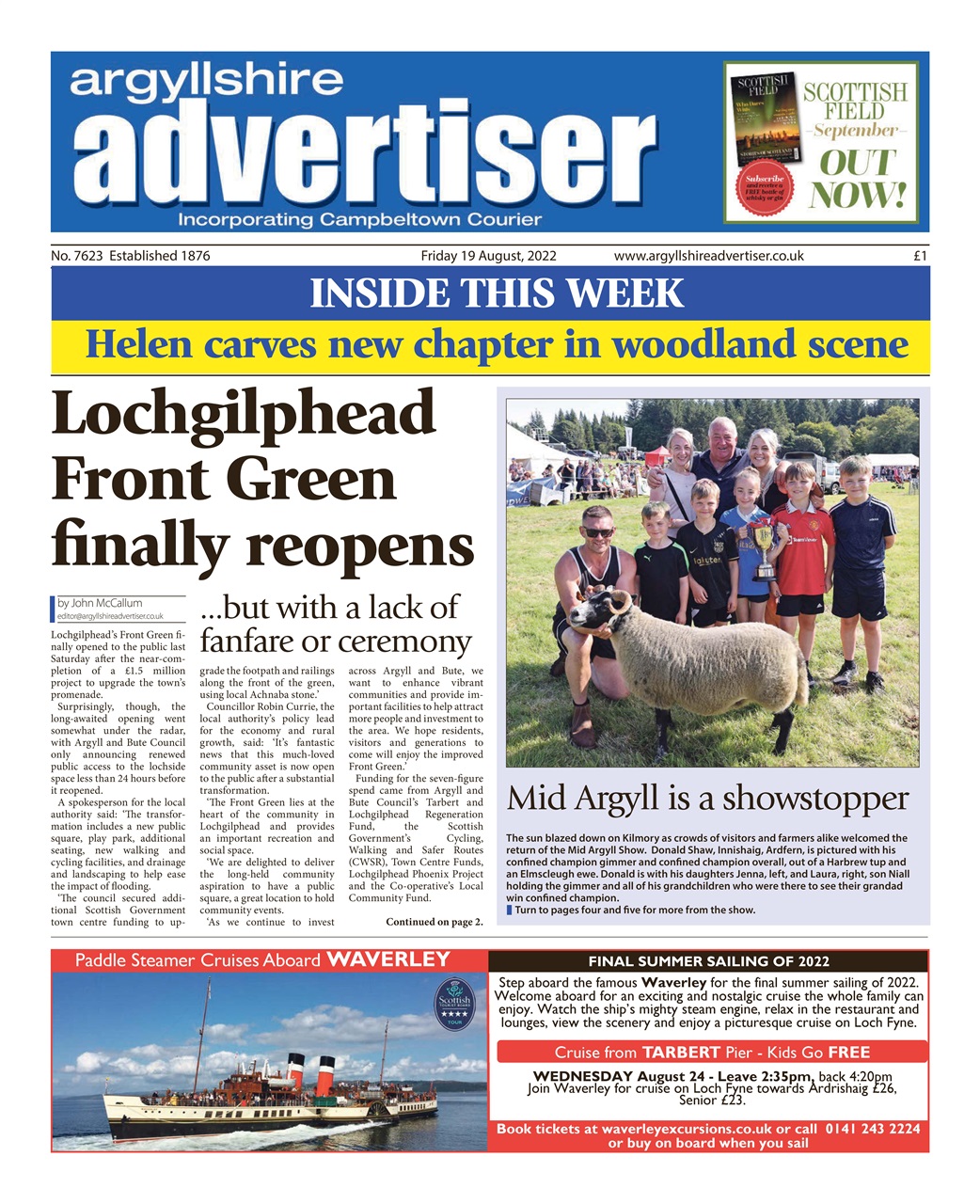 Argyllshire Advertiser Preview Pages
