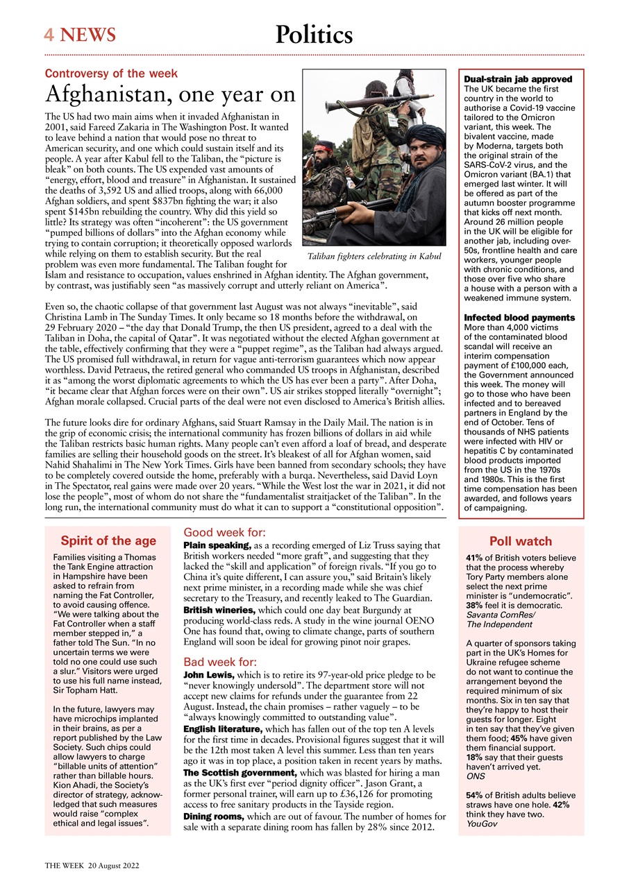 The Week Preview Pages