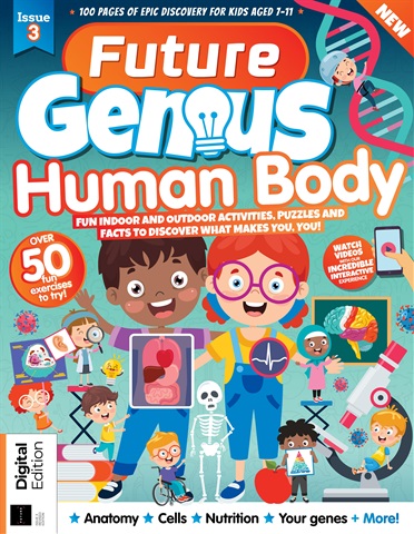 Future Genius Bookazine issue Future Genius: The Human Body Issue 3 Revised Edition