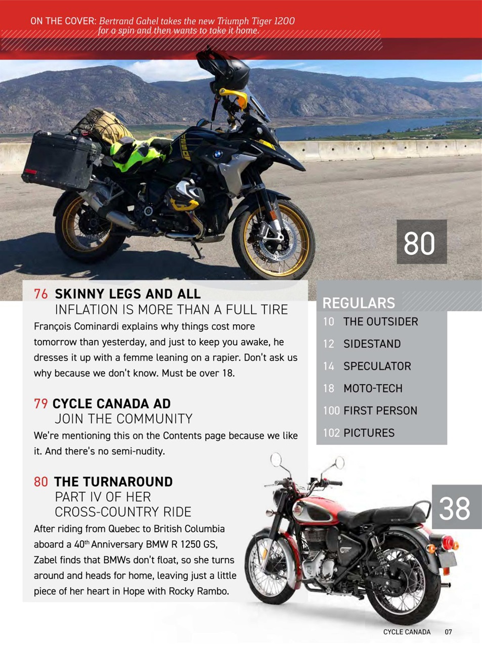 Cycle Canada Preview Pages