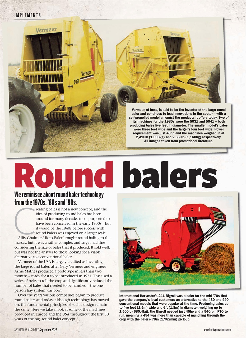Tractor & Machinery Preview Pages