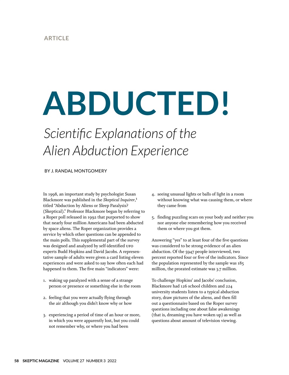 Skeptic Preview Pages