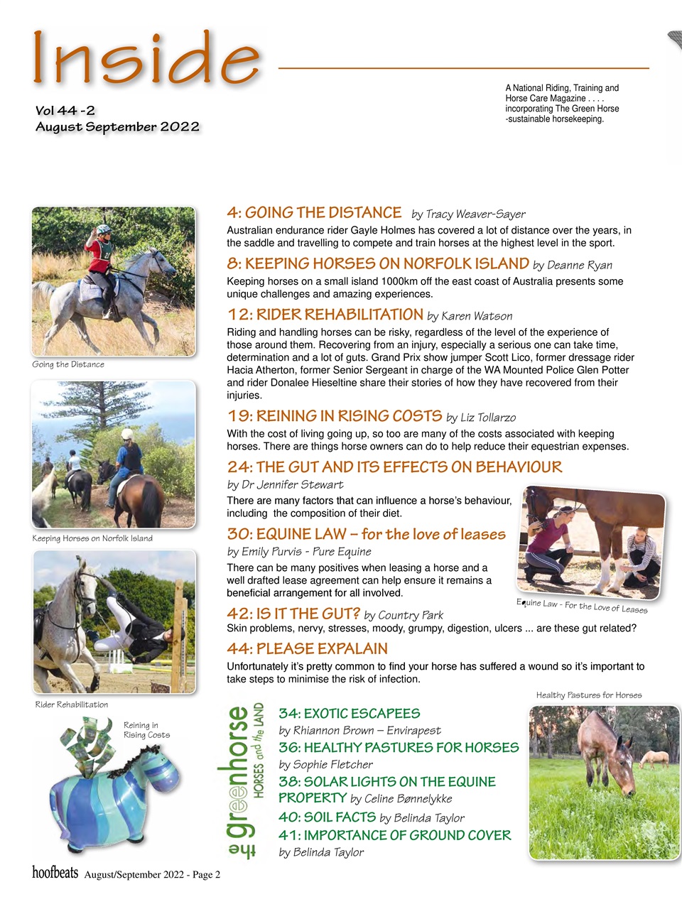 Hoofbeats Preview Pages