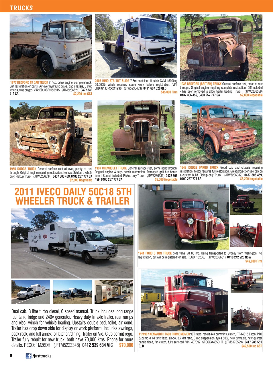JUST TRUCKS Preview Pages