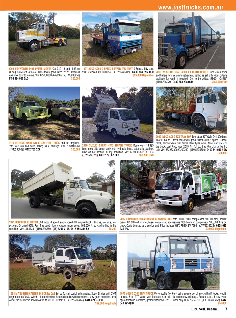 JUST TRUCKS Preview Pages