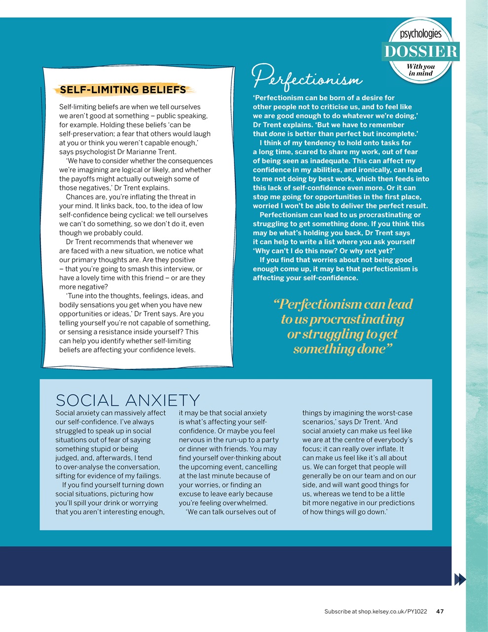 Psychologies Preview Pages