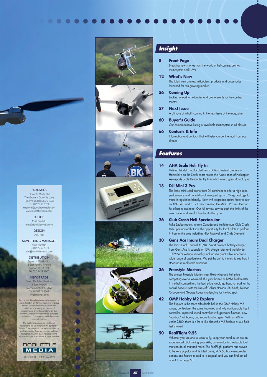 Radio Control DroneZone Preview Pages