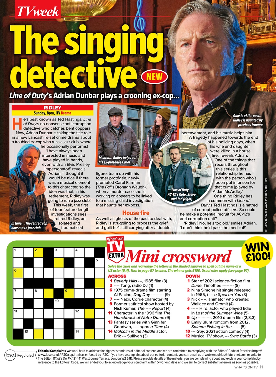 What's on TV Preview Pages