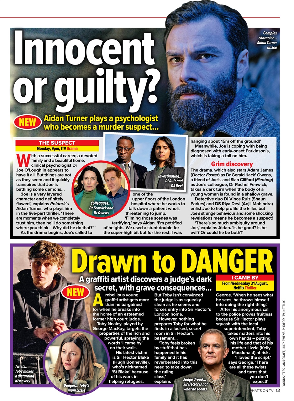 What's on TV Preview Pages