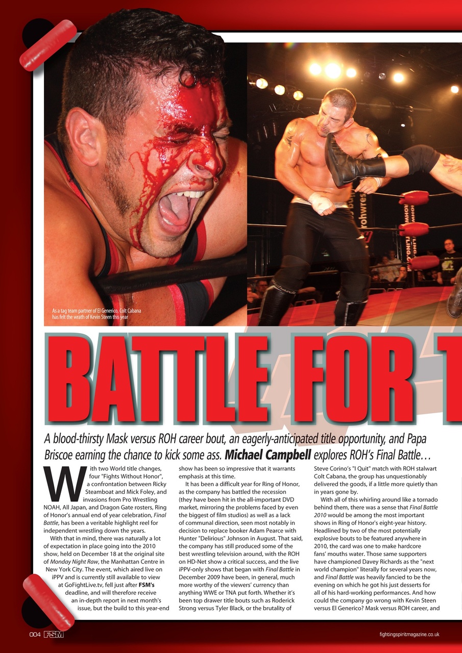 Wrestletalk Magazine Preview Pages