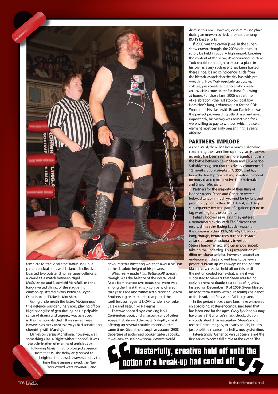 Wrestletalk Magazine Preview Pages