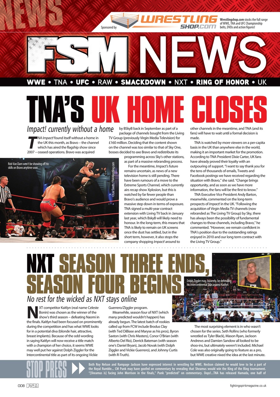Wrestletalk Magazine Preview Pages
