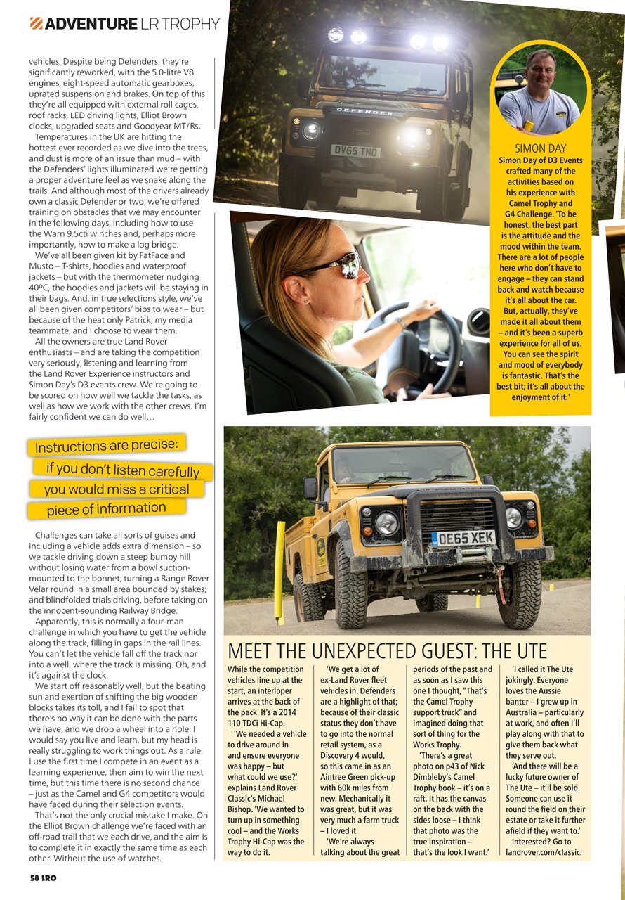 Land Rover Owner Preview Pages