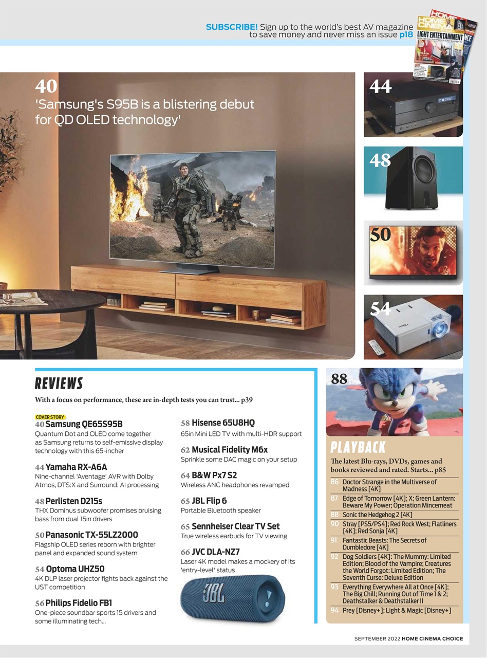 Home Cinema Choice Preview Pages