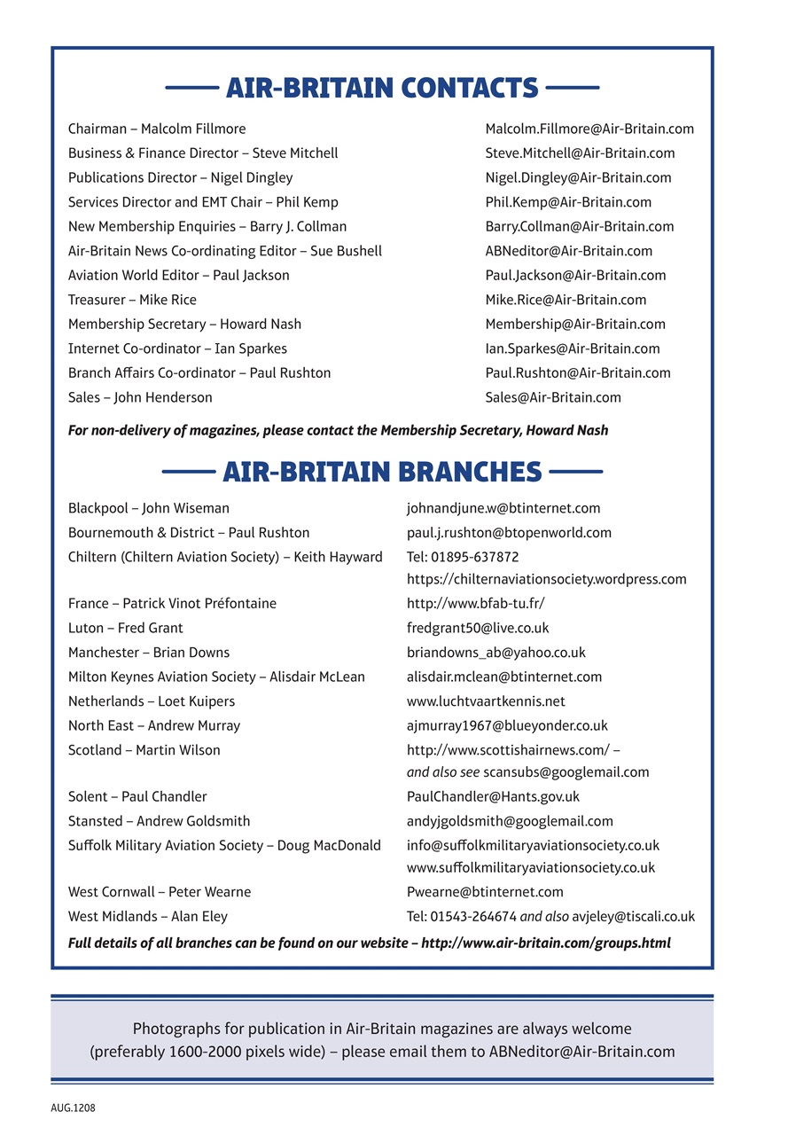 Air Britain News Preview Pages