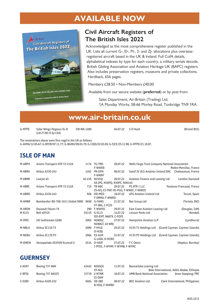 Air Britain News Preview Pages