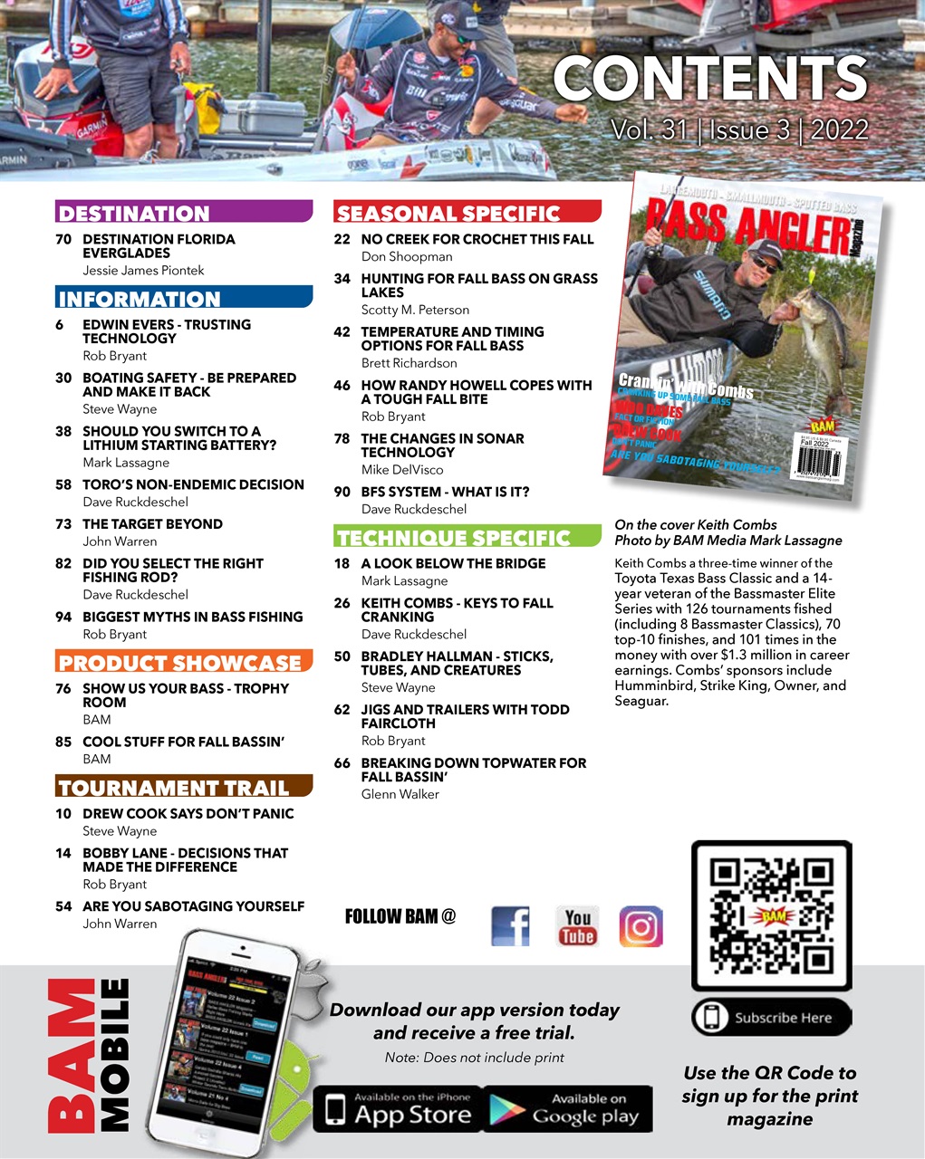 BASS ANGLER MAGAZINE Preview Pages