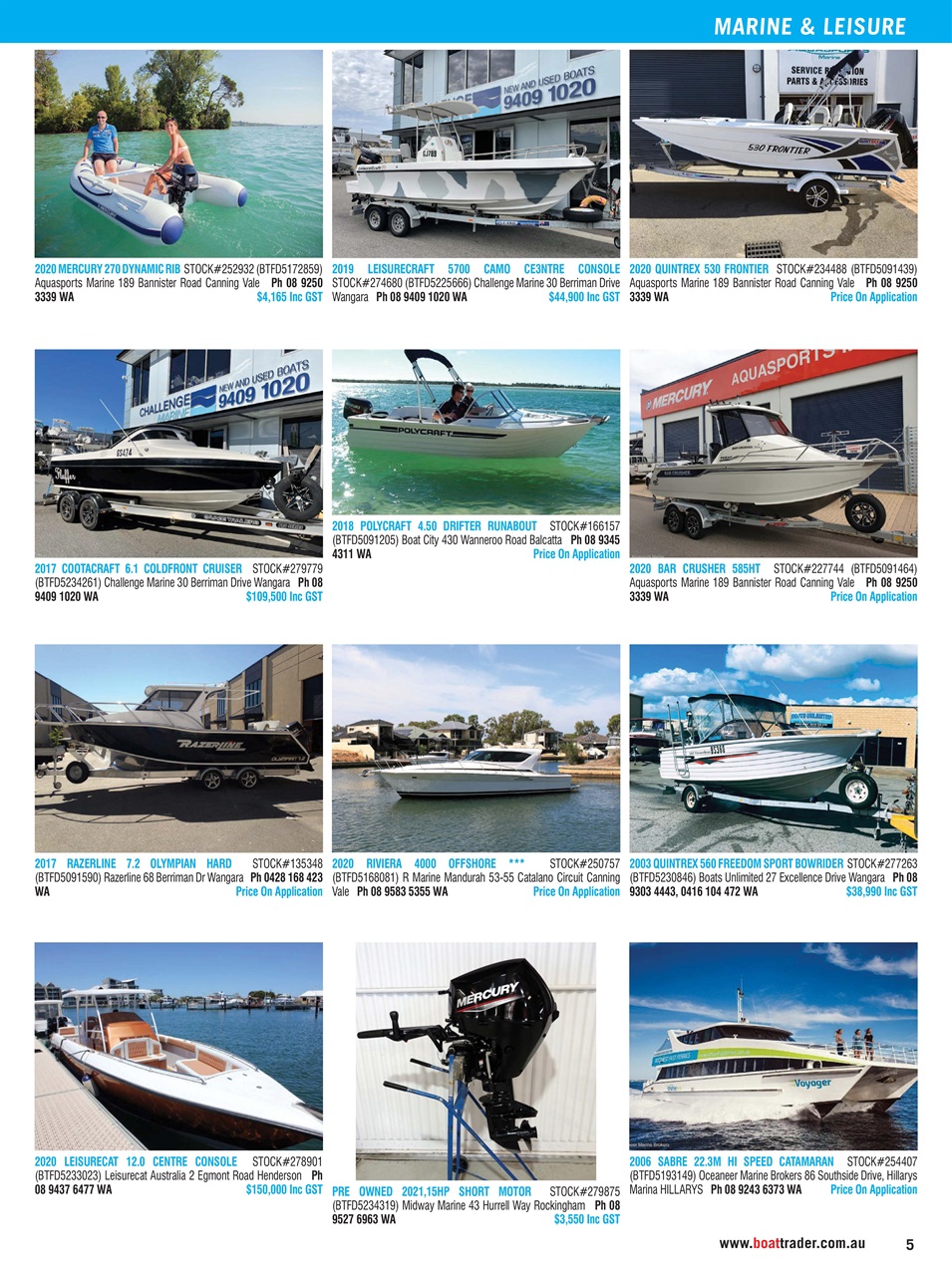 Boat Trader Australia Preview Pages