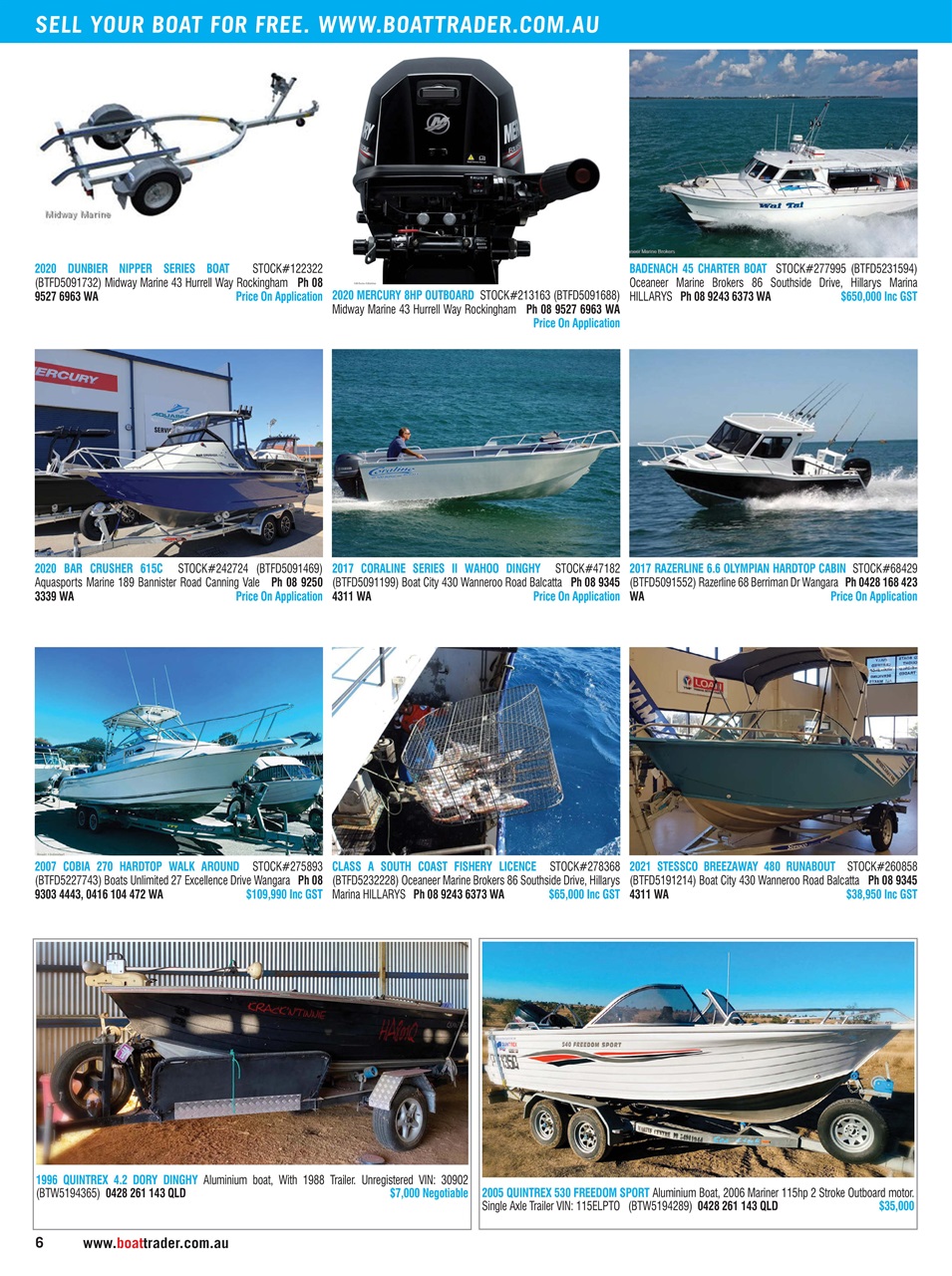 Boat Trader Australia Preview Pages