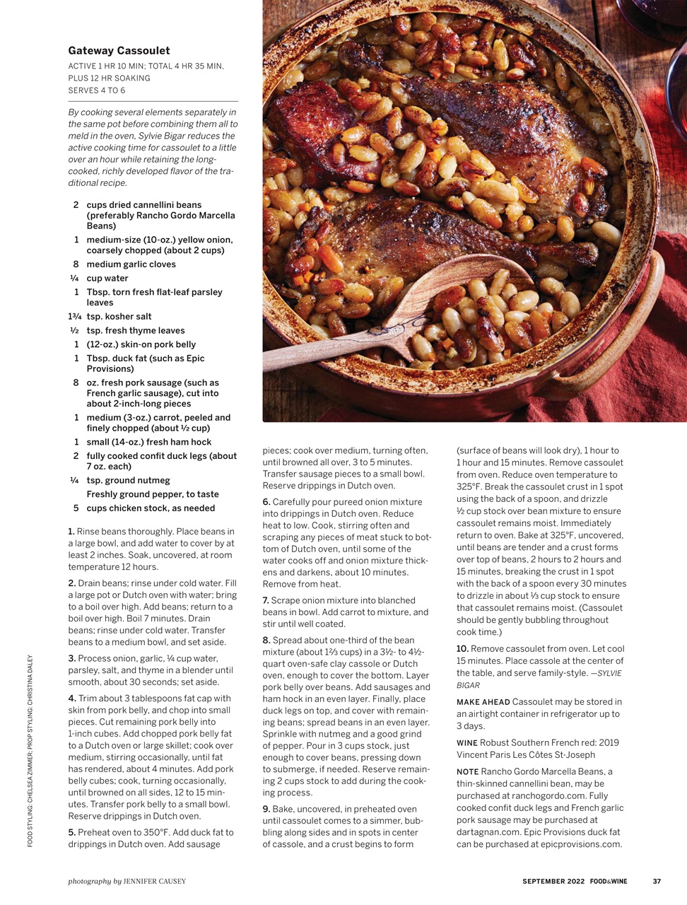 Food & Wine Preview Pages