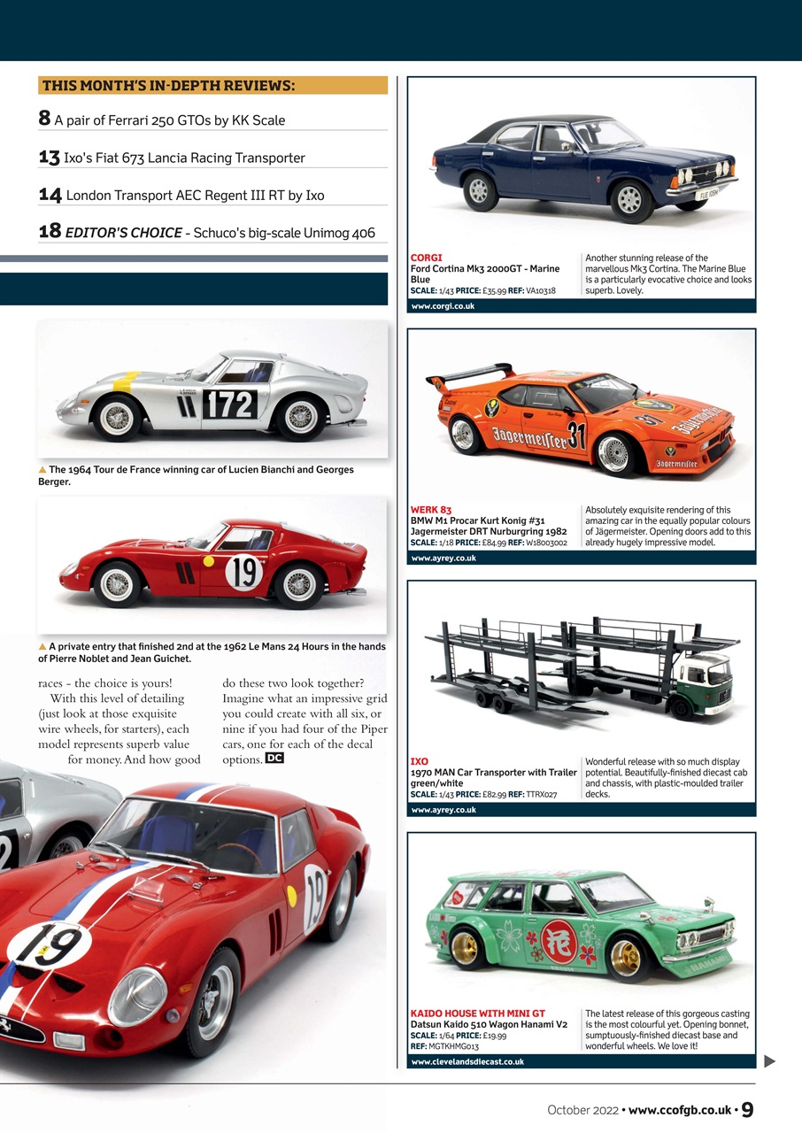 Diecast Collector Preview Pages