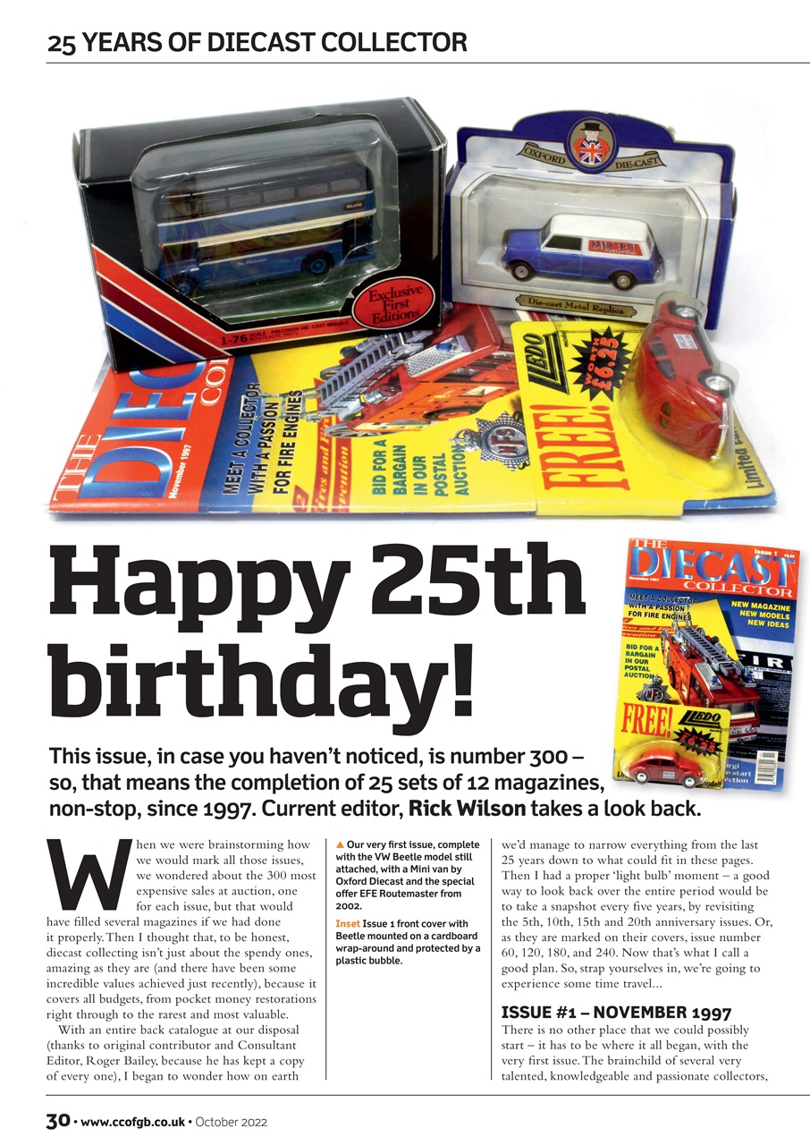 Diecast Collector Preview Pages