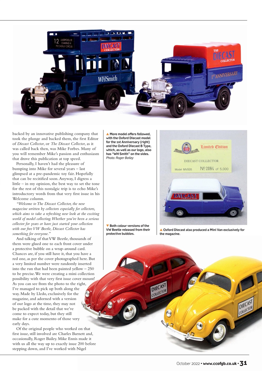 Diecast Collector Preview Pages