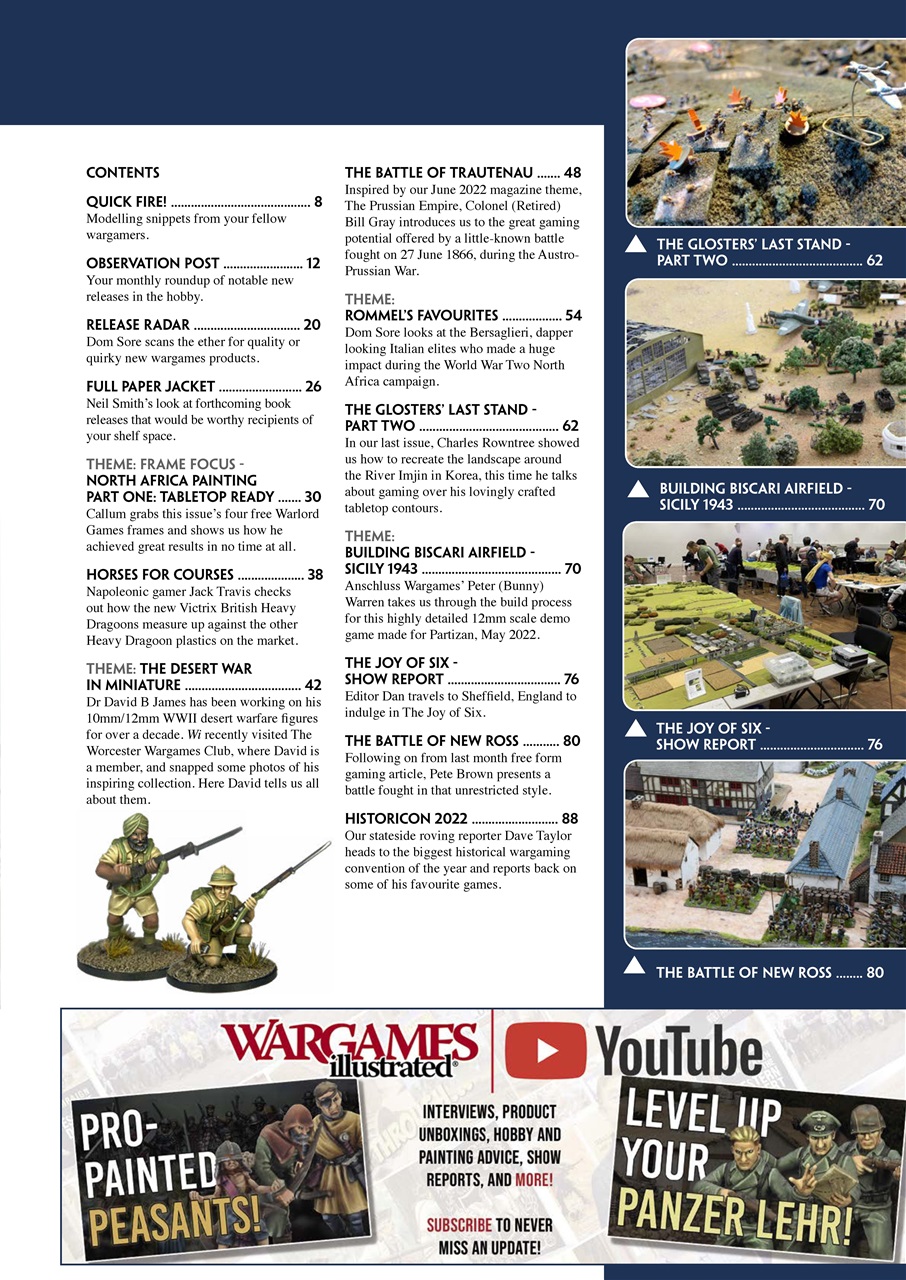 Wargames Illustrated Preview Pages