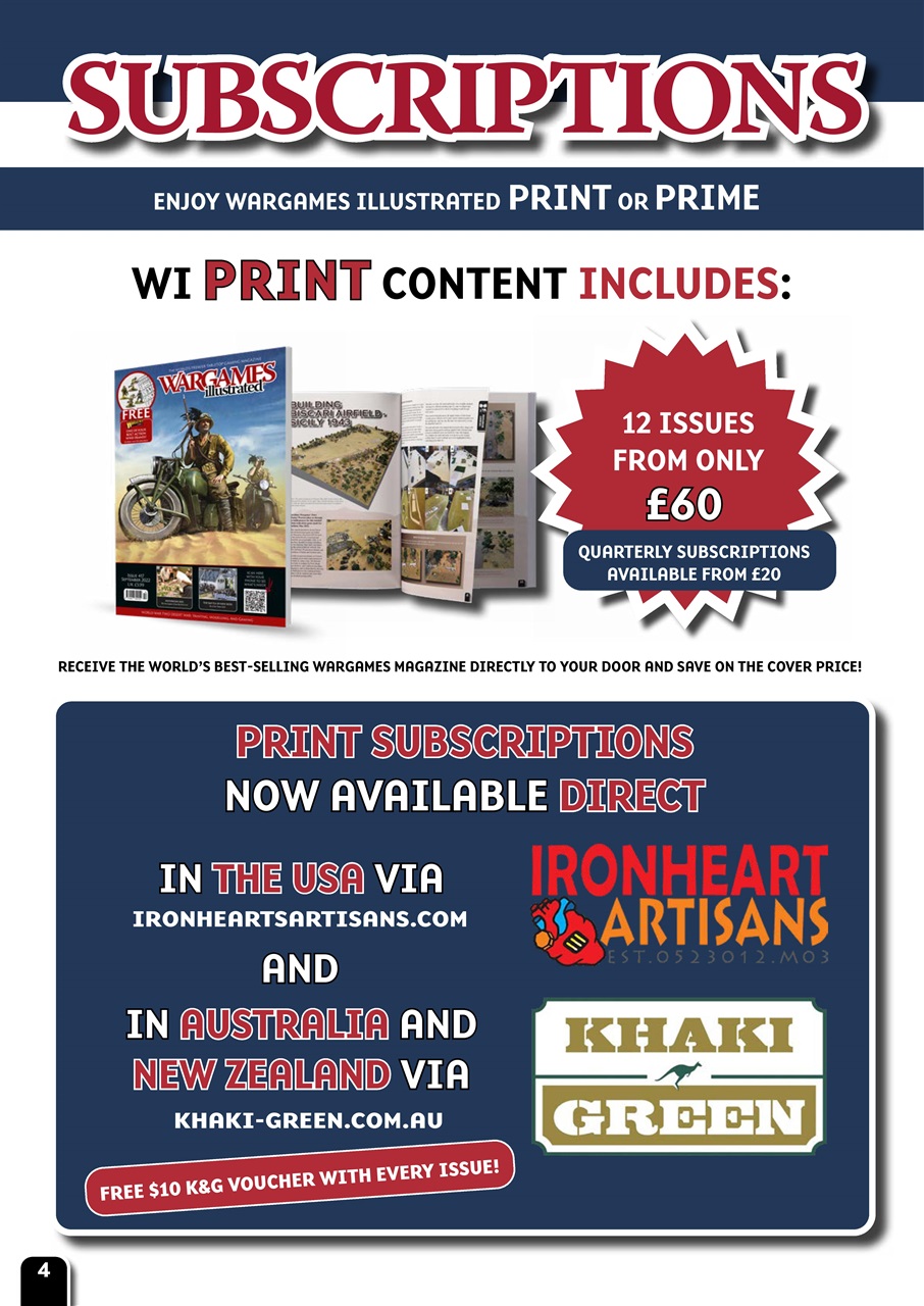 Wargames Illustrated Preview Pages