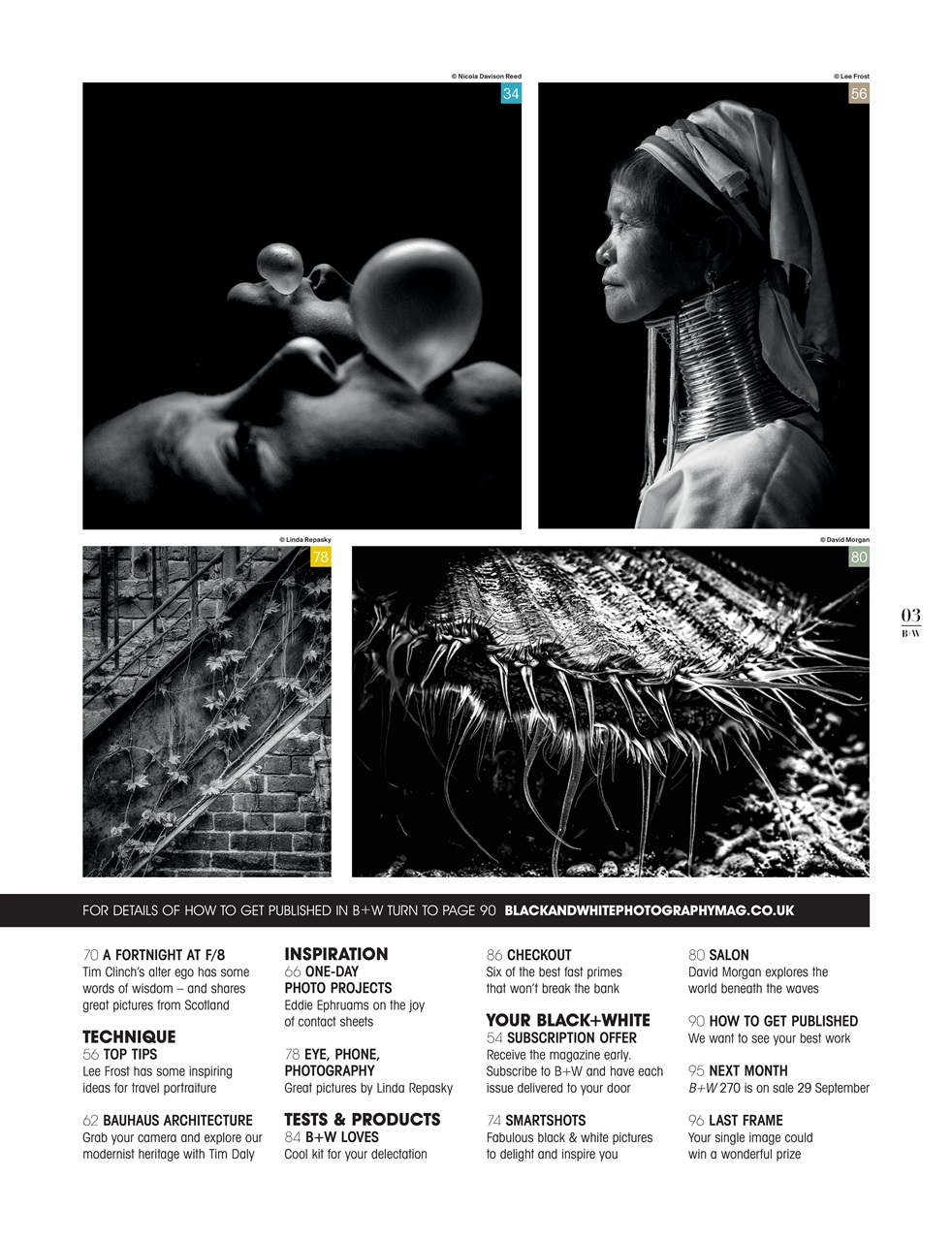 Black+White Photography Preview Pages