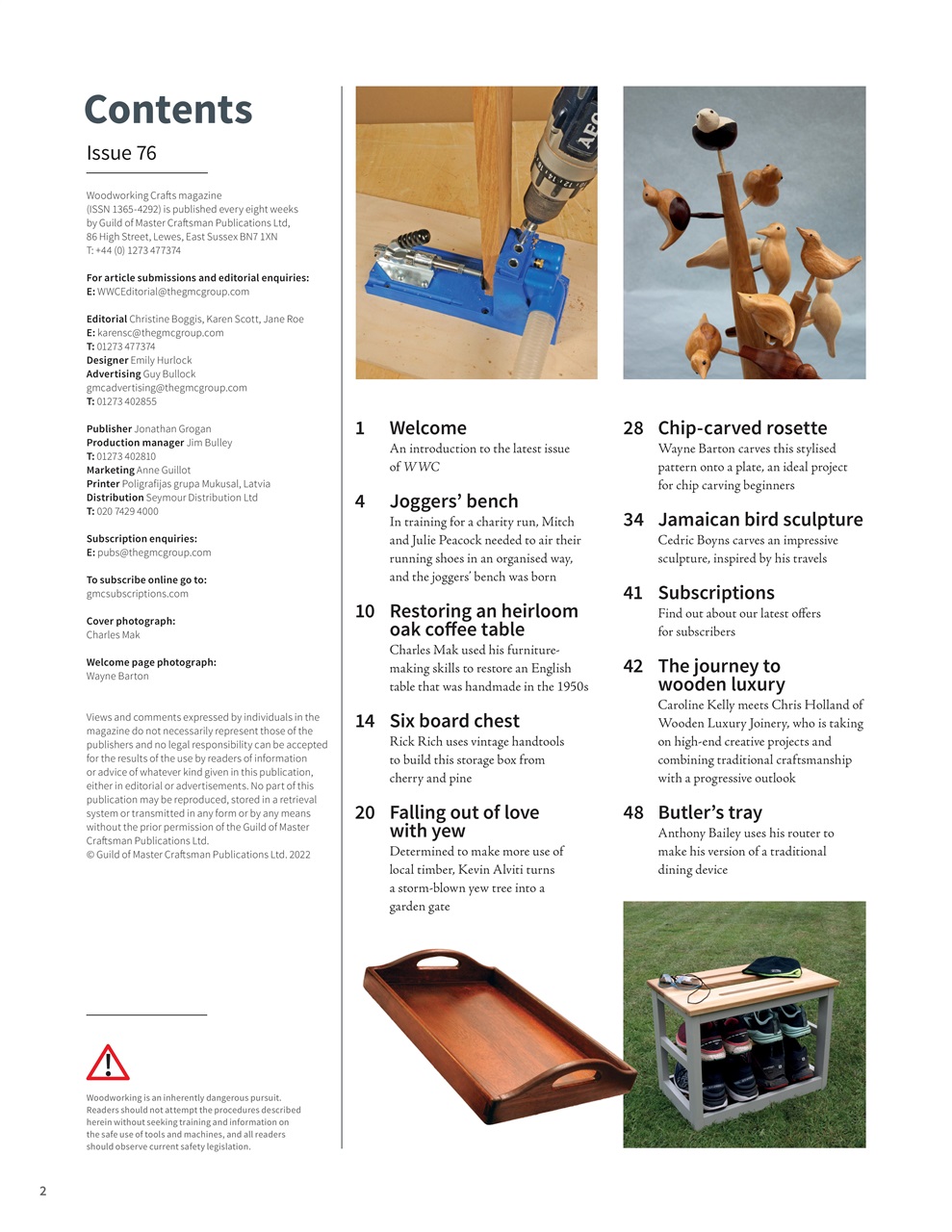 Woodworking Crafts Magazine Preview Pages