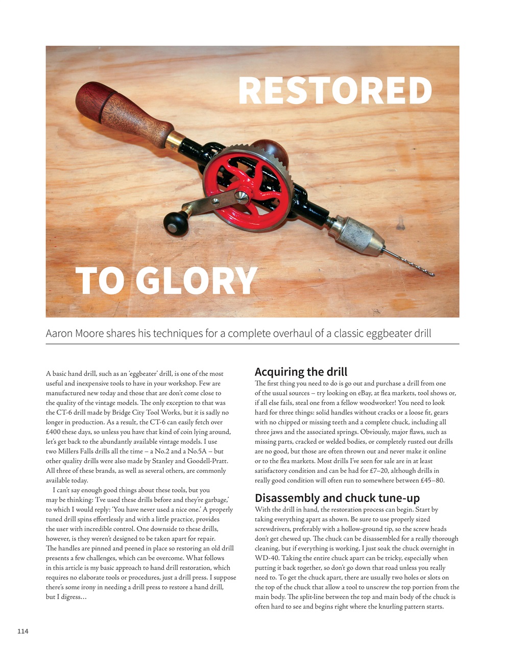 Woodworking Crafts Magazine Preview Pages