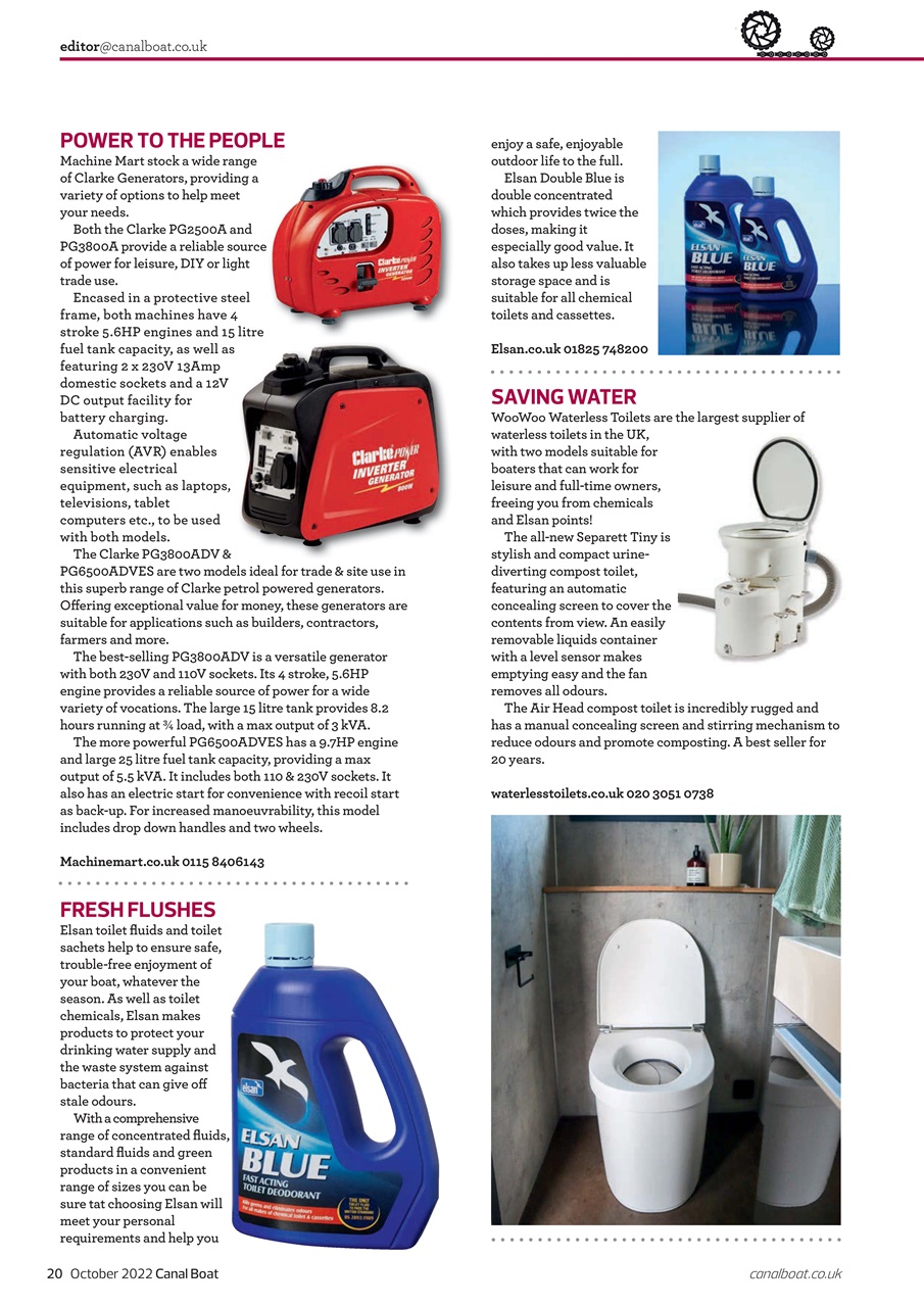 Canal Boat Preview Pages