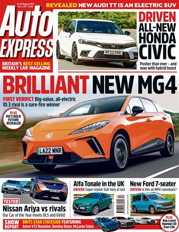 Auto Express issue Aug 25th 2022
