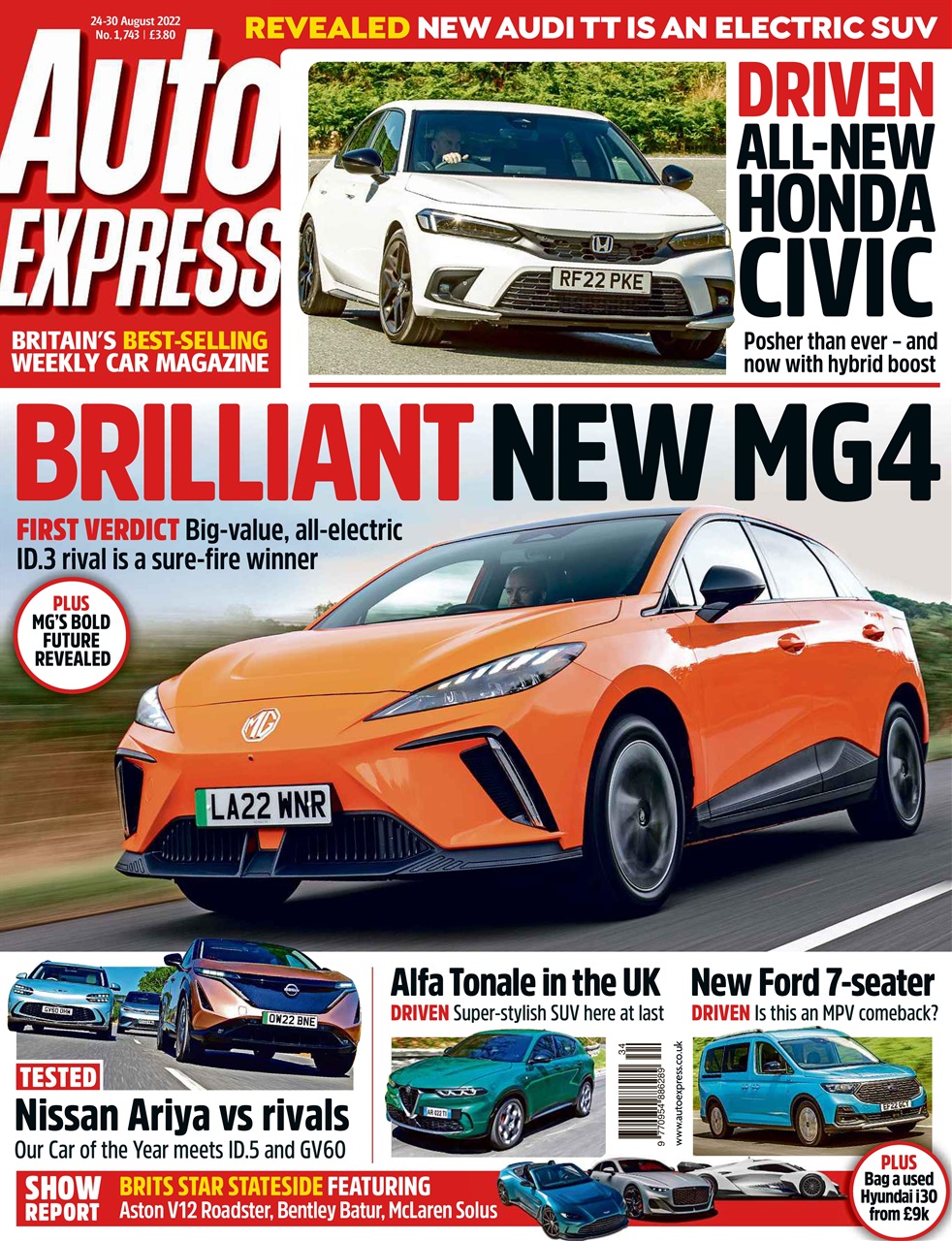Auto Express Preview Pages