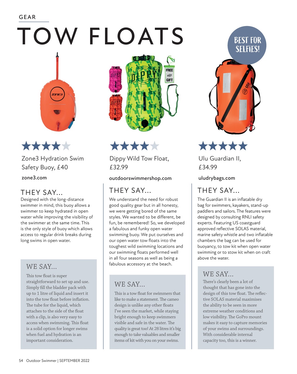 Outdoor Swimmer Preview Pages