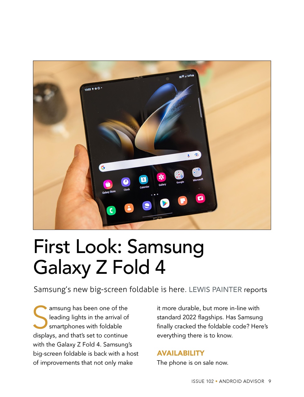 Android Advisor Preview Pages