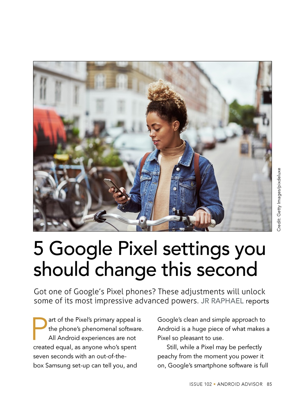 Android Advisor Preview Pages