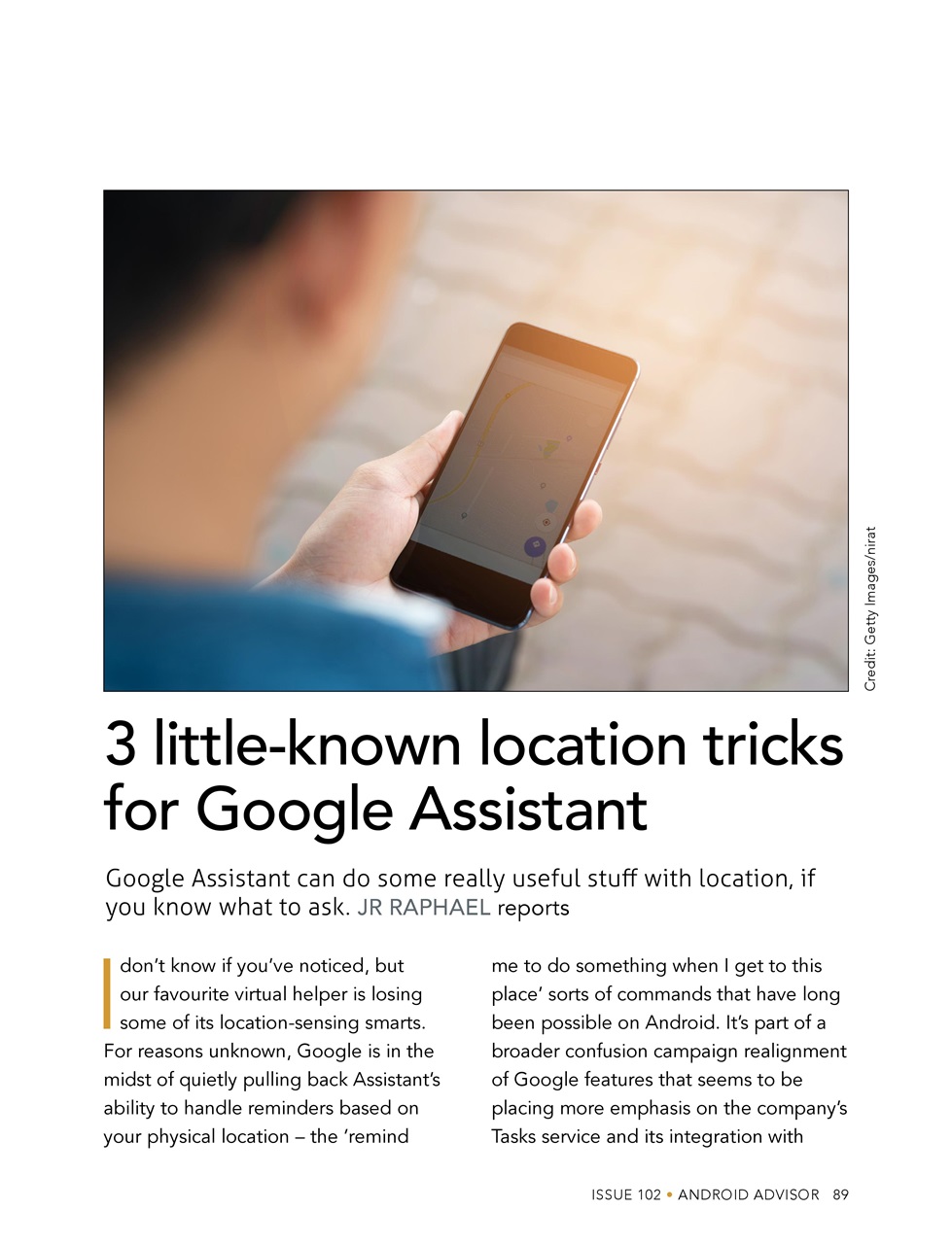 Android Advisor Preview Pages