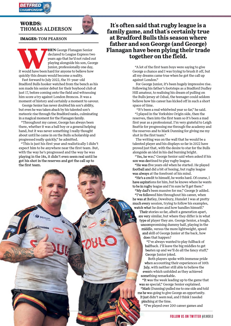 Rugby League World Preview Pages