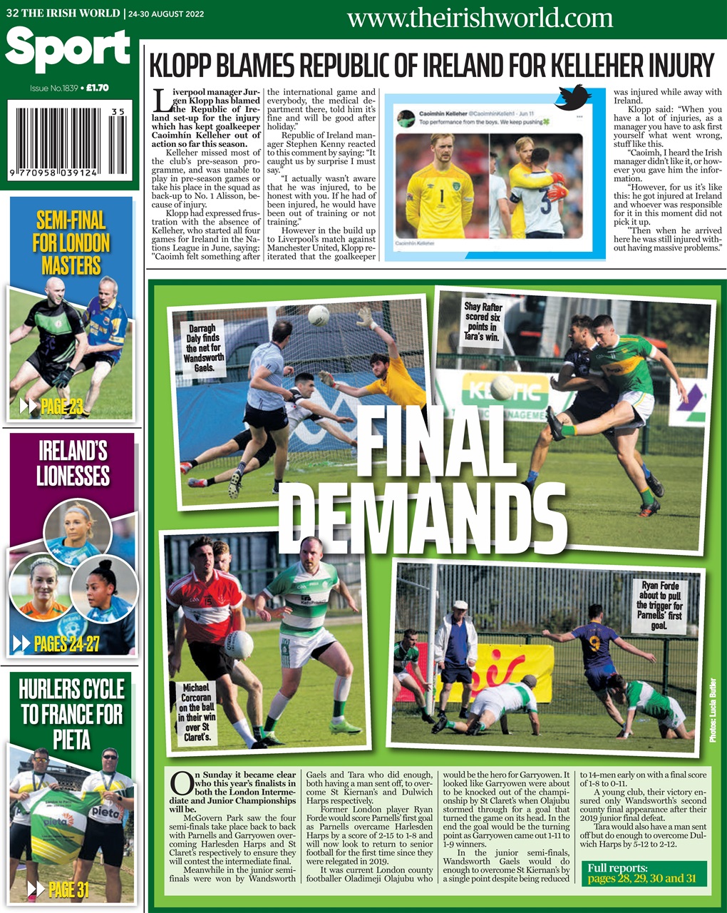 Irish World Preview Pages