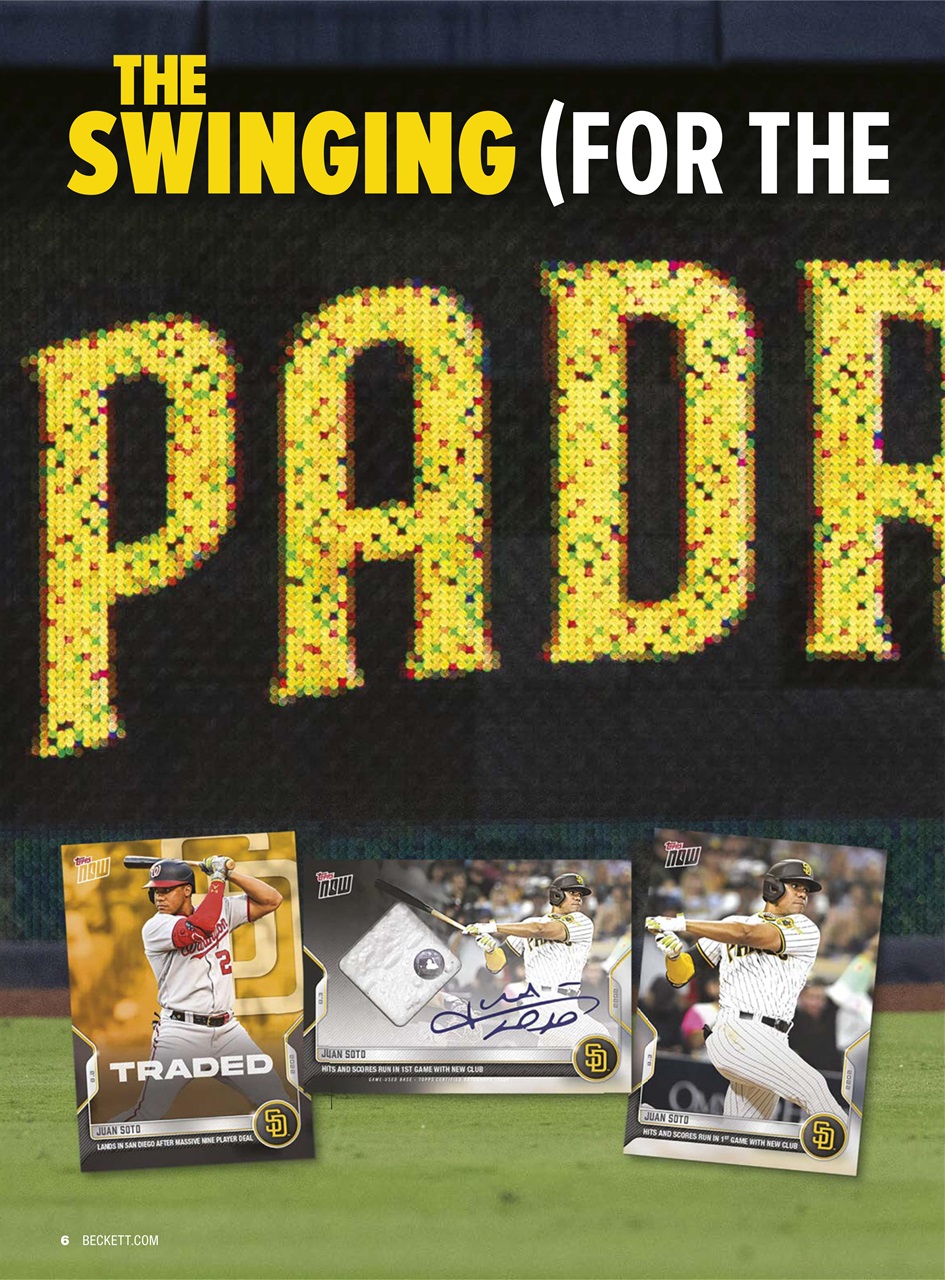 Beckett Baseball Magazine Preview Pages