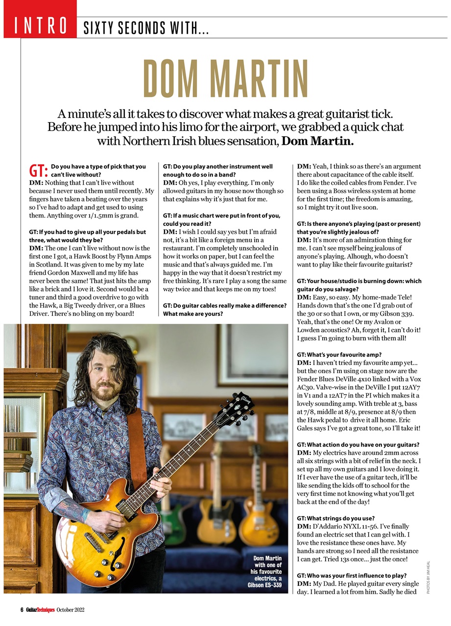 Guitar Techniques Preview Pages